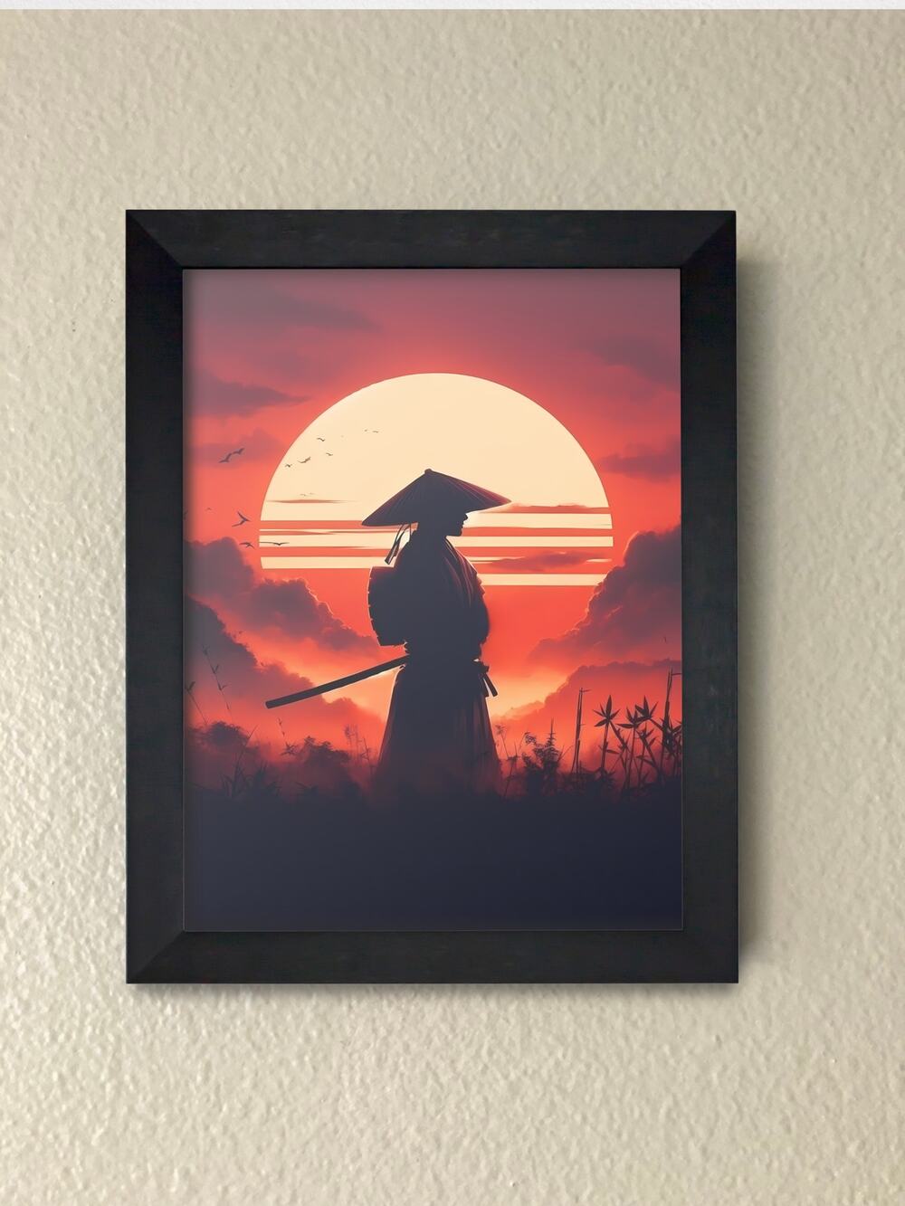 Samurai Warrior Framed Wall Art